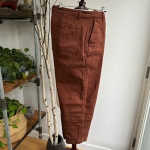 Everlane Utility Barrel Pant, Rosewood, US 14